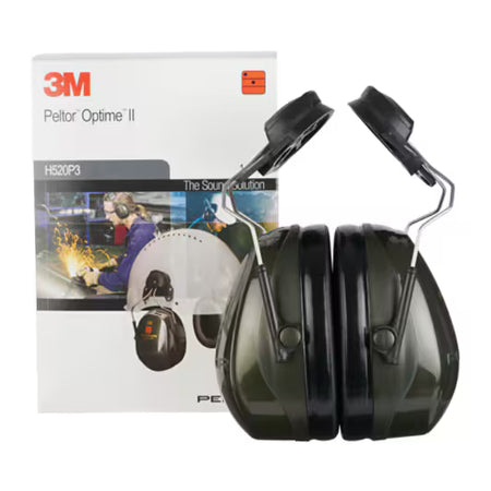 3M™ PELTOR™ Optime™ I Gehoorkappen, 30 dB, groen, helmbevestiging, H520P3A-410-GQ