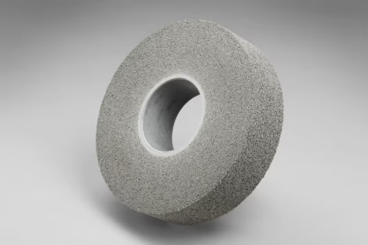 Scotch-Brite™ Light Deburring Wheel LD-WL, 254 mm x 25.4 mm x 127 mm, 7S FIN