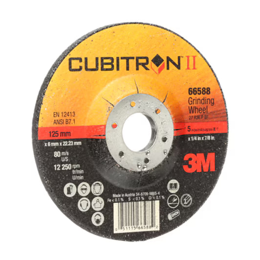 3M™ Cubitron™ II Afbraamschijf, T27,  230 mm x 7 mm x 22 mm, A36