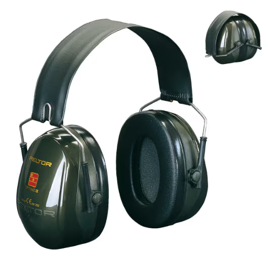 3M™ PELTOR™ Optime™ I Hearing Protectors, Green, Helmet Mount, H520P3E-410-GQ-01
