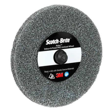 Scotch Brite™ Roloc™ Deburr and Finish PRO Unitized Wiel DP-UR, 76 mm x 3,2 mm, Zonder Gat, 6C MED+