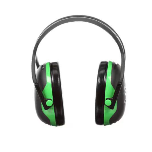 3M™ PELTOR™ Gehoorkappen, groen, hoofdband, X1A
