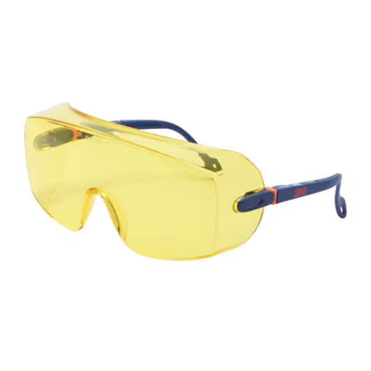 3M™ Over-the-Glass Safety Glasses Series 2800, scratch-resistant, amber lens, 20/box