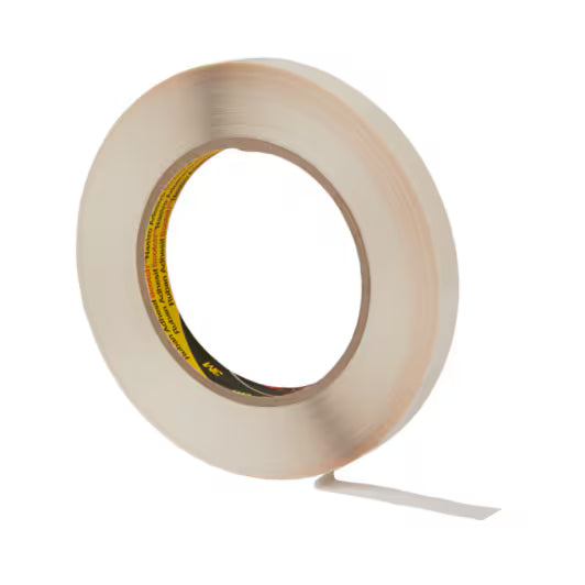 3M™ Fingerlift Double-Sided Tape 983, Cream White, 18 mm x 500 m, 0.1 mm, Wider Liner