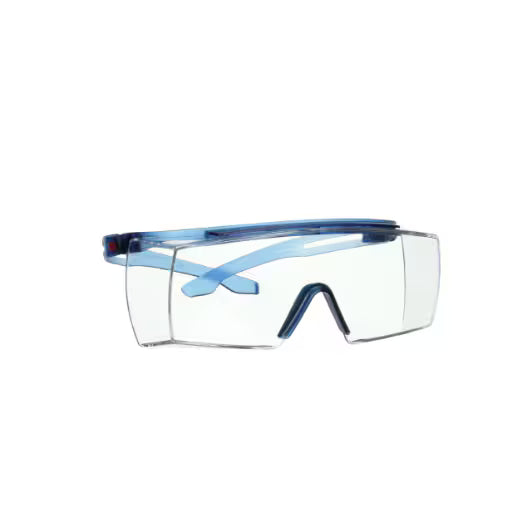 3M™ SecureFit™ 3700 Over-the-glasses Safety Glasses, Blue Springs, Anti-Fog+ (K), Clear Lens, SF3701ASP-BLU-EU, 20/box
