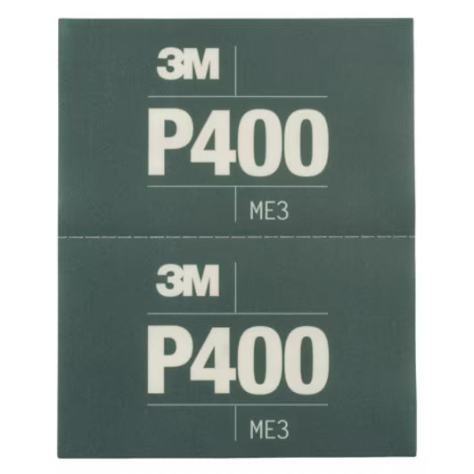 3M™ Flexible Hookit™ Sanding Sheets 270J, 140 mm x 171 mm, P400, 34337