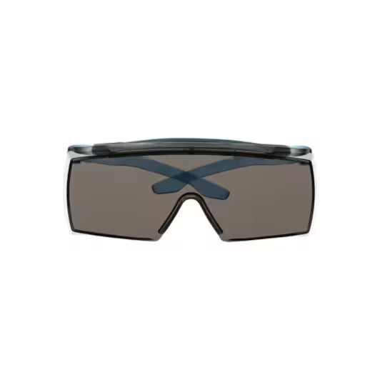 3M™ SecureFit™ 3700 Overzetbril, blauwe veren, wenkbrauwbescherming, Scotchgard™ anticondens (K&N), grijze lens, SF3702XSGAF-BLU-EU, 20/doos