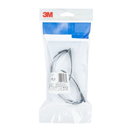 3M™ Maxim™ Ballistische veiligheidsbril, zwart/grijs montuur, RAS, ongekleurde lens, 11865