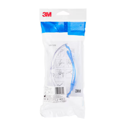 3M™ CCS Safety Glasses, anti-scratch/anti-fog, clear lenses, 71511-00000, 20/box