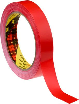 Scotch® Dozen Closure Tape 6893, Red, 9 mm x 66 m, 0.057 mm