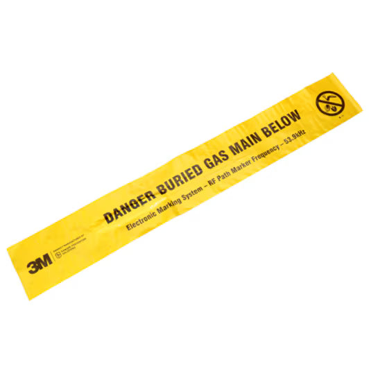 3M™ EMS Warning Tape (Electronic Marking System) 7905, Yellow, 152 mm, Gas, 152 m Roll, 1 Roll/Box