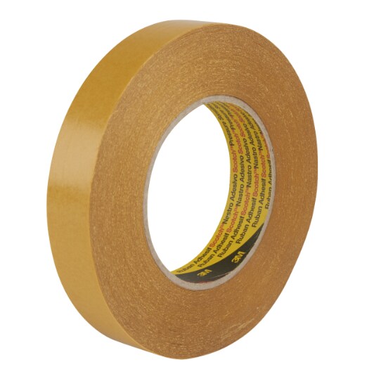 3M™ Double-Sided Paper Tape 9527, Cream White, 25 mm x 50 m, 0.13 mm