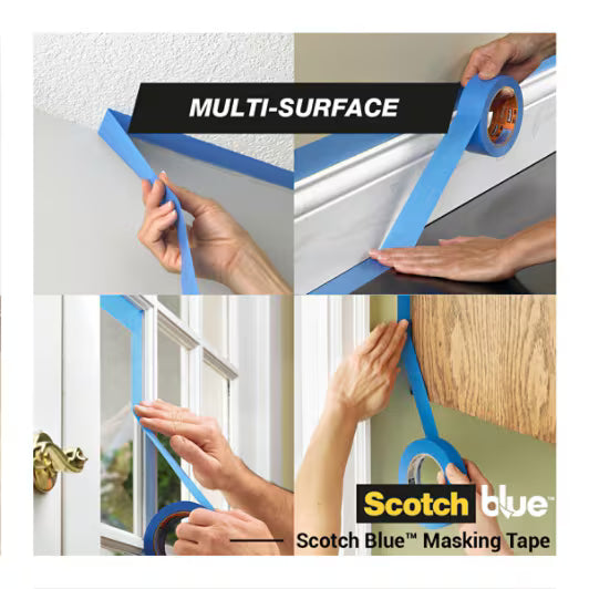 ScotchBlue™ Multi-oppervlak Afplaktape, 24 mm x 41 m, 3 Rollen/Verpakking, 100% PEFC, SGSCH-PEFC-COC-110078