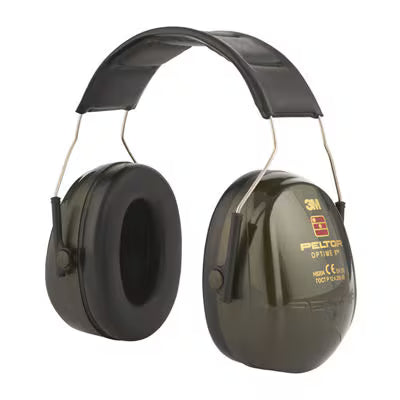 3M™ PELTOR™ Optime™ II Ear Muffs, Green, Headband, H520A-407-GQ