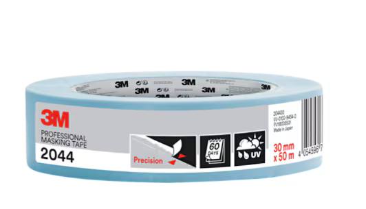 3M™ Professionele afplaktape 2044, 30 mm x 50 m, 1 rol/verpakking