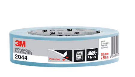3M™ Professionele afplaktape 2044, 30 mm x 50 m, 1 rol/verpakking