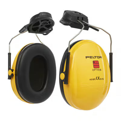 3M™ PELTOR™ Optime™ I Hearing Protectors, Yellow, Helmet Mount, H510P3E-405-GU