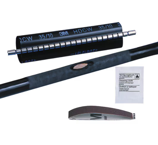 3M™ HDCW Warmtekrimp Reparatiemanchet, Zwart, 35/10 mm, 750 mm