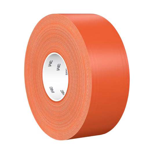 3M™ Duurzame vloermarkeringstape 971, Oranje, 76.2 mm x 33 m, 0.43 mm, individueel ingepakt, handig verpakt