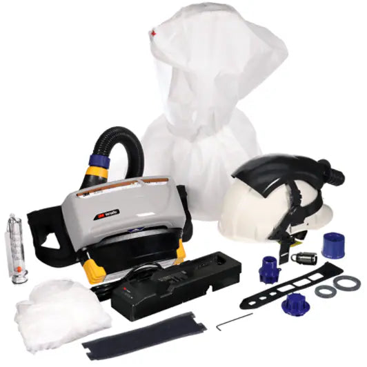 3M™ Versaflo™ Industrial Helmet with Hood and Motorized Air Purifying Respirator, TR-800-IHK