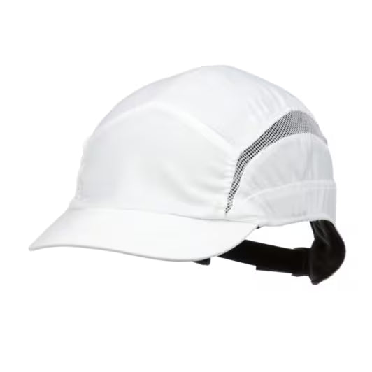 3M™ First Base™ 3 Impact Cap 2030604, Classic, white, short brim, 55 mm, customized