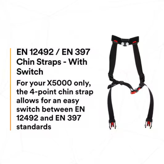 3M™ SecureFit™ X5000 Veiligheidshelm, geventileerd, 1000 V, CE, rood, X5005VE-CE