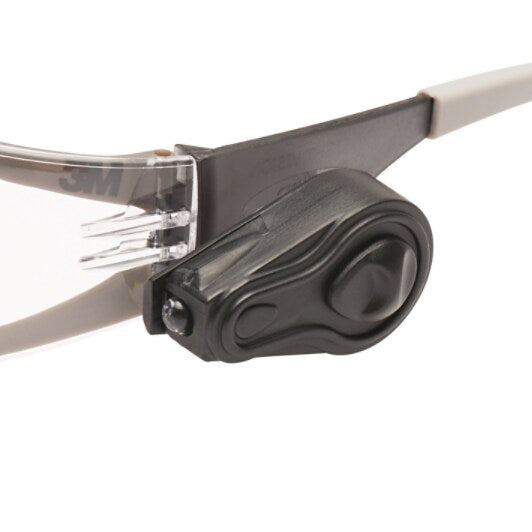 3M™ LED Light Vision™ Safety Glasses, anti-scratch/anti-fog, clear lens, 11356-00000, 20/box