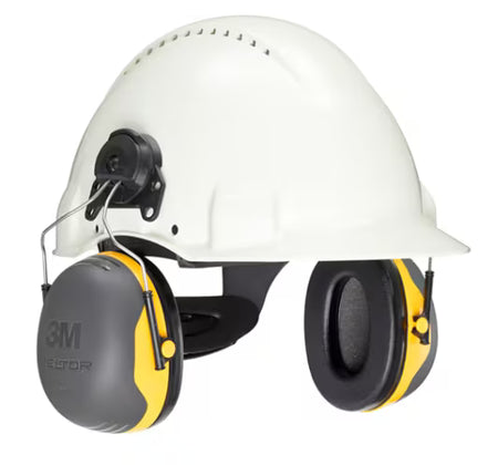 3M™ PELTOR™ Gehoorkappen, geel, helmbevestiging, X2P3