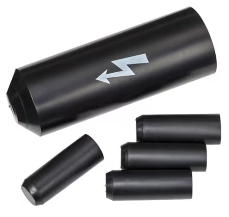 3M™ SKE S/2+3 Spanningsbestendige Warmtekrimpeindkap, Zwart, 4x 35 - 150 mm²