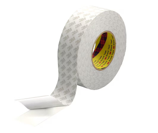 3M™ Double-sided Tape 9080HL, White, 1200 mm x 50 m, 0.16 mm