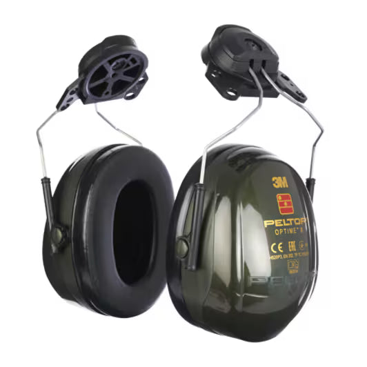 3M™ PELTOR™ Optime™ I Gehoorkappen, 30 dB, groen, helmbevestiging, H520P3A-410-GQ