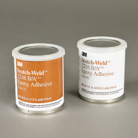 3M™ Scotch-Weld™ Epoxylijm 2216, Grijs, Component B/A, 59 ml