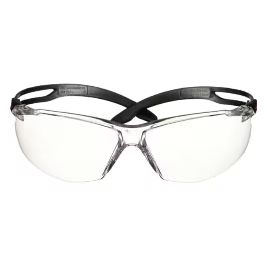 3M™ SecureFit™ 500 Veiligheidsbril, zwart montuur, antikras/anticondens, heldere lenzen, SF501AF-BLK-EU, 20/doos