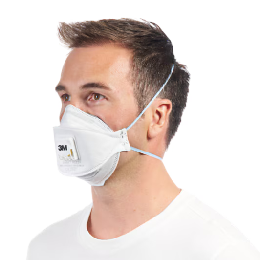 3M™ Aura™ Comfort Cool Flow™ Stofmasker 9322+, FFP2, met ventiel, 10/verpakking