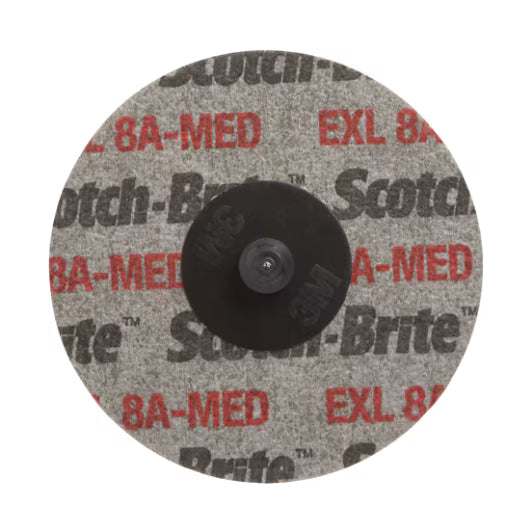 Scotch-Brite™ Roloc™ EXL Unitised Wheel XL-DR, 76 mm x 6 mm, 8A MED