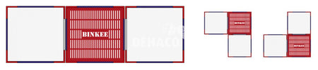 Binkee Zipper shower curtain 1+1+1 70 cm