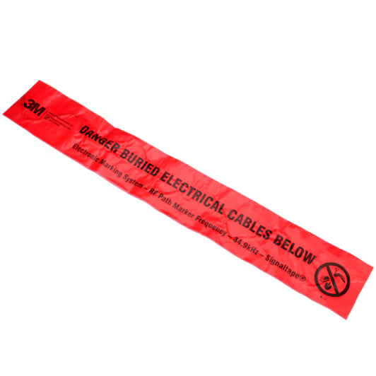 3M™ EMS Warning Tape (Electronic Marking System) 7902, red, 152 mm, power supply, 152 m, 1 box/pack