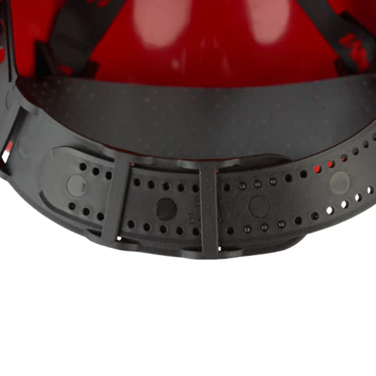 3M™ Veiligheidshelm, Uvicator, pinlock, ventilatie, kunststof zweetband, rood, G3000CUV-RD