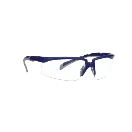 3M™ Solus™ Serie 2000, S2001AF-BLU, blauw/grijze veren, heldere anticondens/antikras lenzen, 20/doos