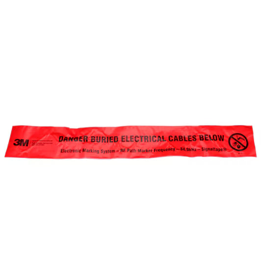 3M™ EMS-waarschuwingstape (Electronic Marking System) 7902, rood, 152 mm, voeding, 152 m, 1 doos/verpakking