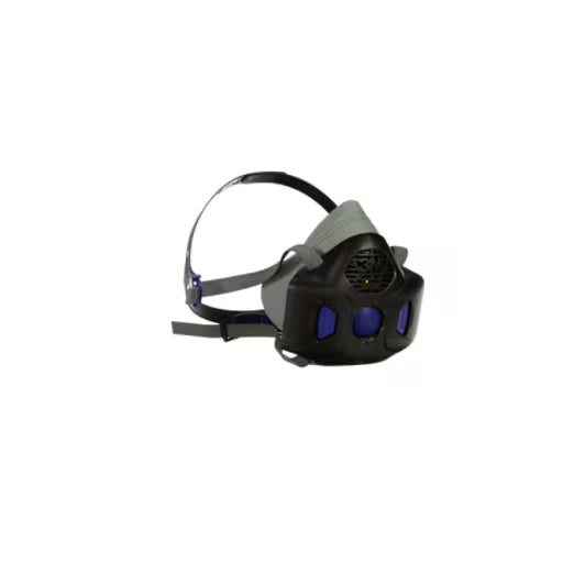 3M™ Secure Click™ Herbruikbaar halfgelaatsmasker met spraakmembraan, medium, HF-802SD
