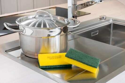 Scotch-Brite® Classic scouring pad, 2+1 pack