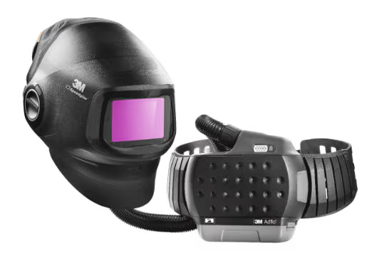 3M™ Adflo™ Motoraangedreven ademhalingssysteem met 3M™ Speedglas™ G5-01-serie Lashelm, met lasfilter G5-01/03VC, met verbruiksartikelenset en tas, 617839