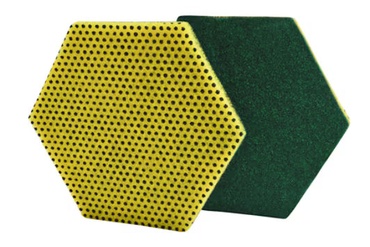 Scotch-Brite™ Double-Sided Abrasive Sponge 96HEX, 146 mm x 127 mm, 15/Box