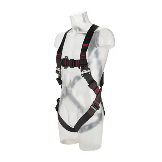 3M™ Protecta® E200 Standard Fall Protection Harness for General Use, Black, Small, 1161609