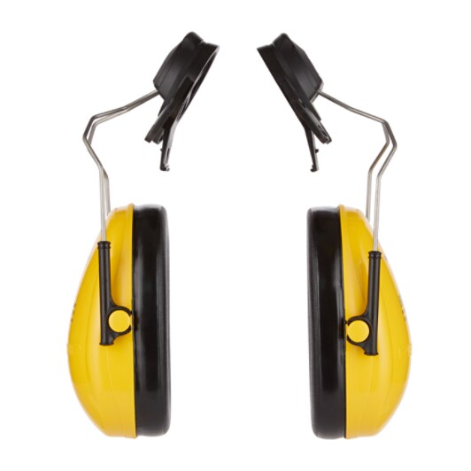3M™ PELTOR™ Optime™ I Gehoorkap voor helm H510P3E, SNR-waarde 26 dB, geel
