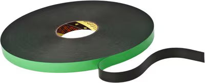 3M™ Double-Sided Foam Tape 9508B, Black, 1500 mm x 66 m, 0.8 mm