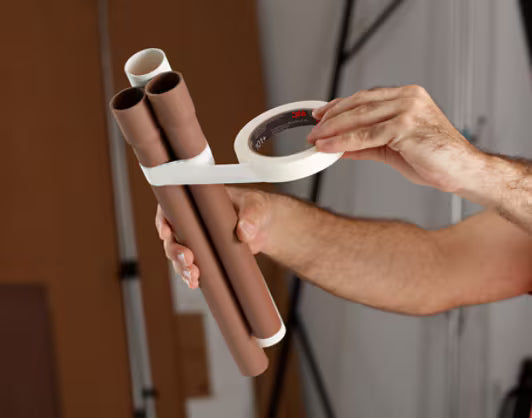 3M™ Afplaktape Algemeen Gebruik 101E, Beige, 1610 mm x 50 m