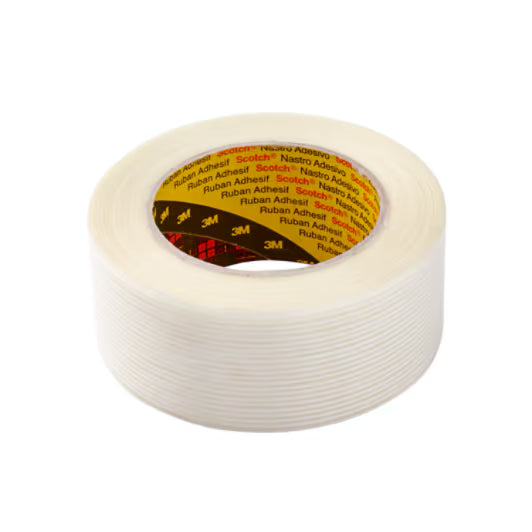 Scotch® Vezelversterkte Tape voor Algemeen Gebruik 8956, Wit, 50 mm x 50 m, 0.12 mm