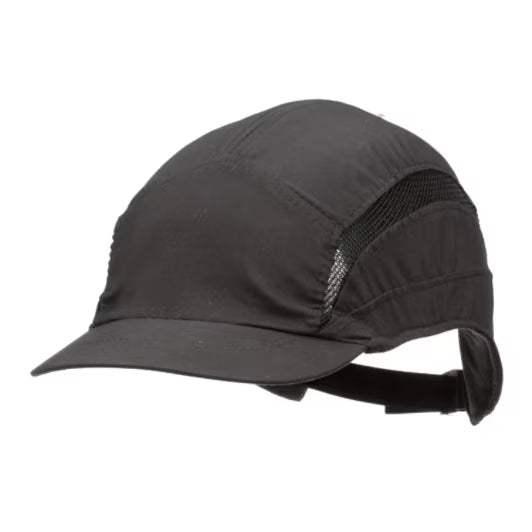 3M™ First Base™ 3 Impact Cap 2030610, Classic, black, short brim, 55 mm, customized